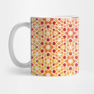 Gradient Tile Mosaic Pattern Mug